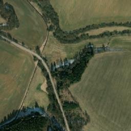 Satellite imagery of [Velký Újezd] church t., CZ