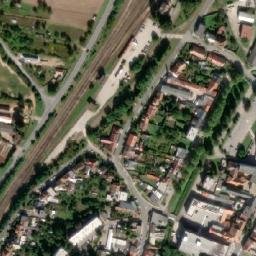 Satellite imagery of [Kyjov] town hall t., CZ