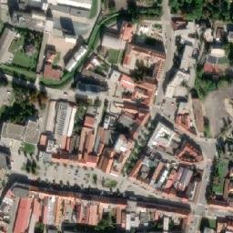 Satellite imagery of [Kyjov] town hall t., CZ