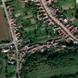 Satellite imagery of [Žádovice] church t., CZ
