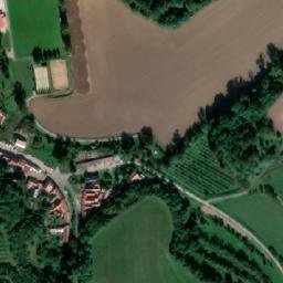 Satellite imagery of [Žádovice] church t., CZ