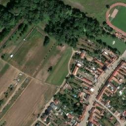 Satellite imagery of [Přísnotice] church t., CZ