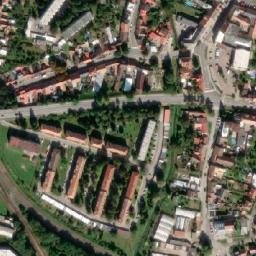 Satellite imagery of [Kyjov] town hall t., CZ