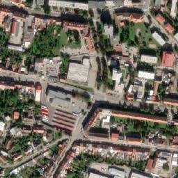 Satellite imagery of [Kyjov] town hall t., CZ