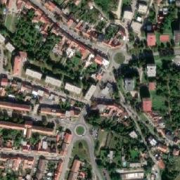 Satellite imagery of [Kyjov] town hall t., CZ
