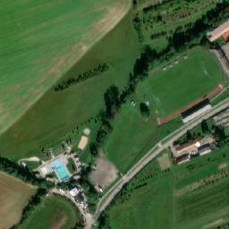 Satellite imagery of [Vlčnov] church t., CZ
