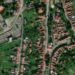 Satellite imagery of [Vlčnov] church t., CZ