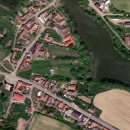 Satellite imagery of [Slavíkovice] church t., CZ