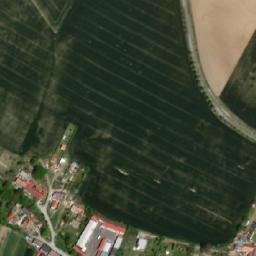 Satellite imagery of [Blížkovice-Městys Blížkovice] church t., CZ