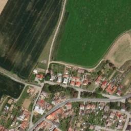 Satellite imagery of [Blížkovice-Městys Blížkovice] church t., CZ