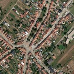 Satellite imagery of [Přísnotice] church t., CZ