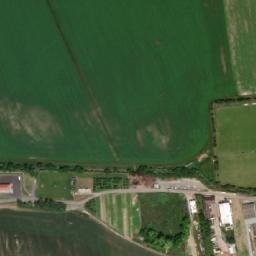 Satellite imagery of [Křepice u Hustopečí] church t., CZ