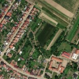 Satellite imagery of [Domanín] church t., CZ