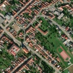 Satellite imagery of [Ostrožská Nová Ves] church t., CZ