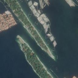 Satellite imagery of Slag Point, CA