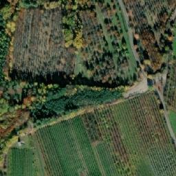 Satellite imagery of [Lhenice] church t., CZ