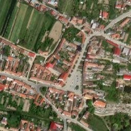 Satellite imagery of [Blížkovice-Městys Blížkovice] church t., CZ