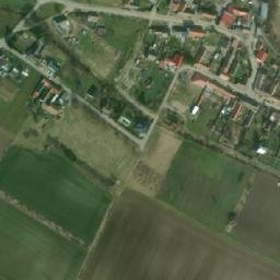 Satellite imagery of [Kubšice] church t., CZ