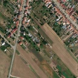 Satellite imagery of [Přísnotice] church t., CZ