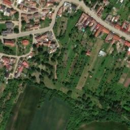 Satellite imagery of [Domanín] church t., CZ