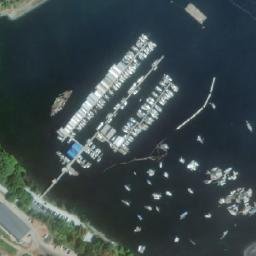 Satellite imagery of Slag Point, CA