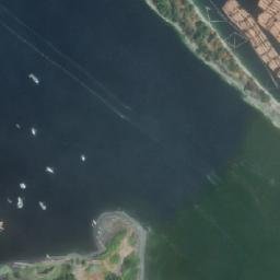 Satellite imagery of Slag Point, CA