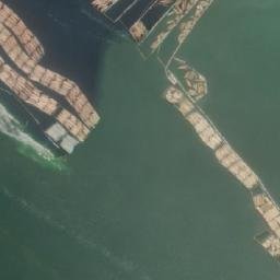 Satellite imagery of Slag Point, CA