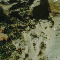 Satellite imagery of Canadian Border Peak, CA