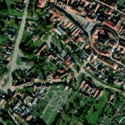 Satellite imagery of [Slavonice] town t., CZ