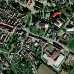 Satellite imagery of [Slavonice] town t., CZ
