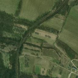 Satellite imagery of [Bohutice] church t., CZ