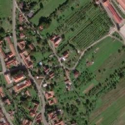 Satellite imagery of [Komňa] church t., CZ