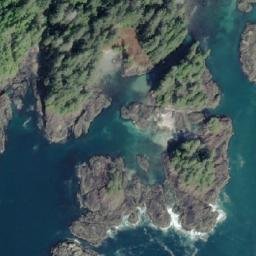Satellite imagery of Quisitis Point, CA