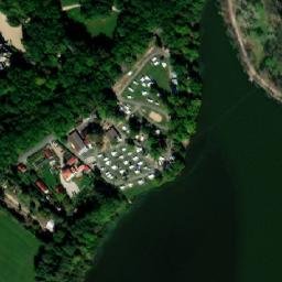 Satellite imagery of Schwarzenberg tomb [Domanín u Třeboně] chapel t., CZ