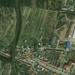 Satellite imagery of [Bohutice] church t., CZ
