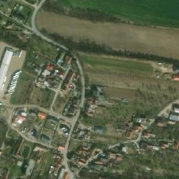 Satellite imagery of [Bohutice] church t., CZ