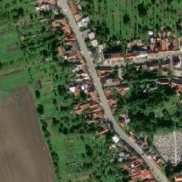 Satellite imagery of [Bánov] church t., CZ