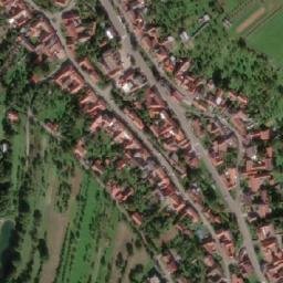 Satellite imagery of [Komňa] church t., CZ