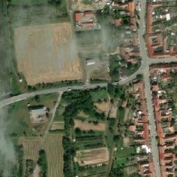 Satellite imagery of [Velké Němčice] church t., CZ