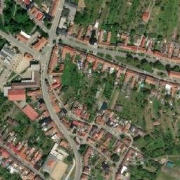 Satellite imagery of [Moravský Písek] church t., CZ