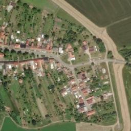 Satellite imagery of [Moravský Písek] church t., CZ