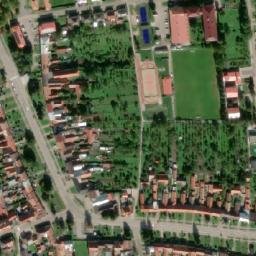 Satellite imagery of [Bánov] church t., CZ