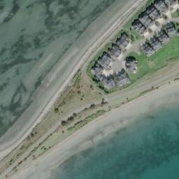 Satellite imagery of Semiahmoo Spit, US