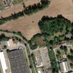 Satellite imagery of [Pohořelice] church t., CZ