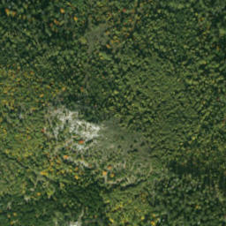 Satellite imagery of sedlo Humenec, SK