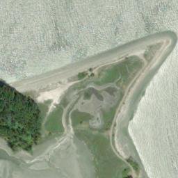 Satellite imagery of Penelakut Spit, CA