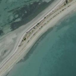 Satellite imagery of Semiahmoo Spit, US