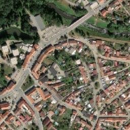 Satellite imagery of [Pohořelice] church t., CZ