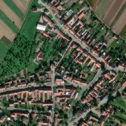 Satellite imagery of [Skoronice] church t., CZ