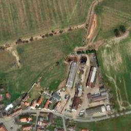 Satellite imagery of [Dubné] church t., CZ